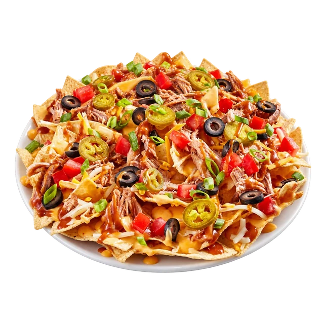 Ultimate Honey BBQ Pork Nachos (Serves 2-4)