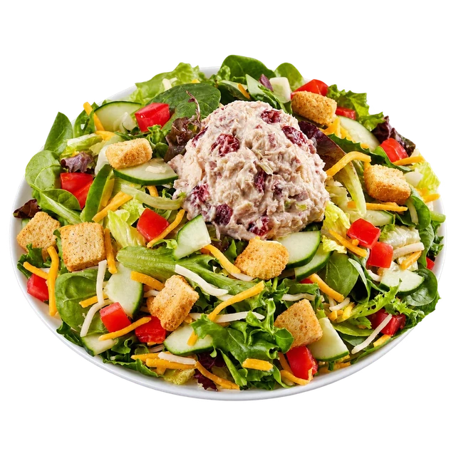 Garden Salad with Harvest Chicken Salad