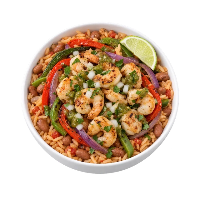 Baja Bowl - Shrimp & Pinto Beans