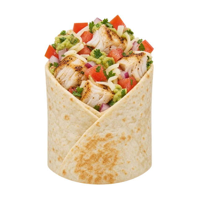 Baja Burrito - Grilled Wahoo