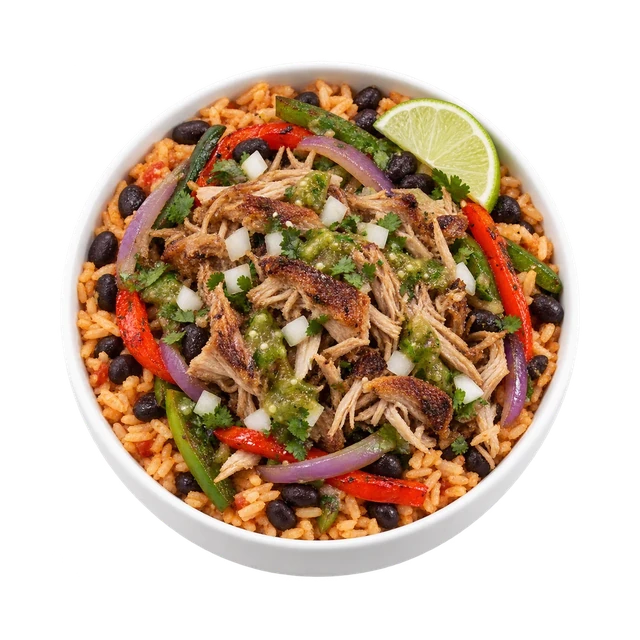 Baja Bowl - Carnitas & Black Beans