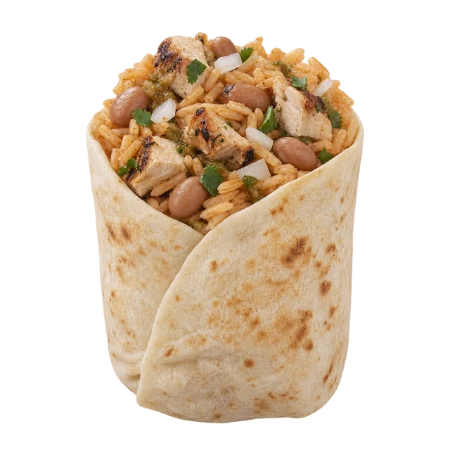 Burrito Mexicano - Chicken & Pinto Beans
