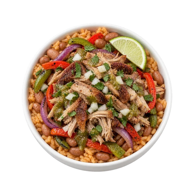 Baja Bowl - Carnitas & Pinto Beans