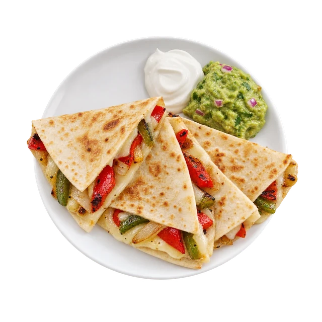 Quesadilla (includes guac & sour cream) - Roasted Veggies