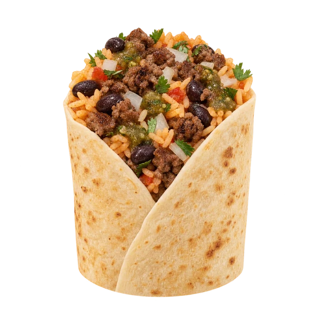 Burrito Mexicano - Impossible & Black Beans