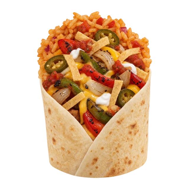 Nacho Burrito - Roasted Veggies