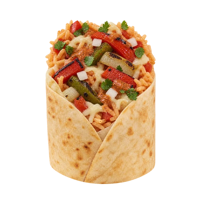Diablo Burrito - Roasted Veggies