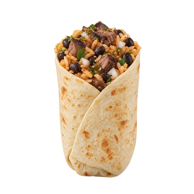 Burrito Mexicano - Steak & Black Beans
