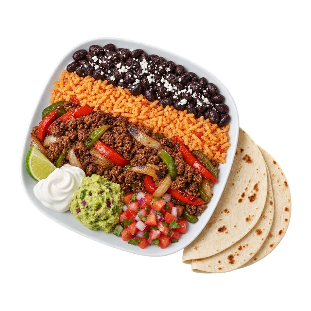 Fajitas - Impossible & Black Beans (Flour Tortilla)