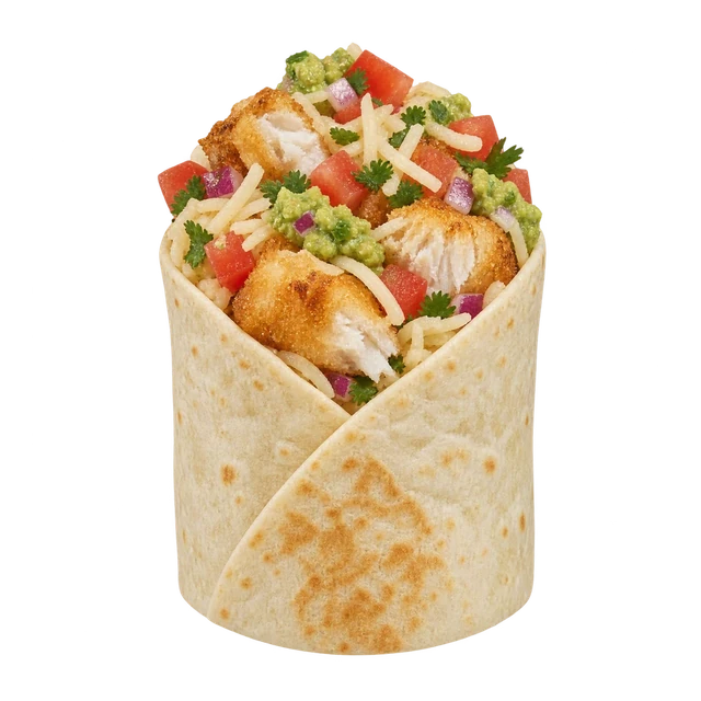 Baja Burrito - Crispy Wahoo