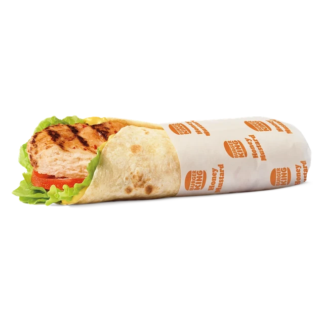 Honey Mustard Flame-Grilled Chicken Wrap