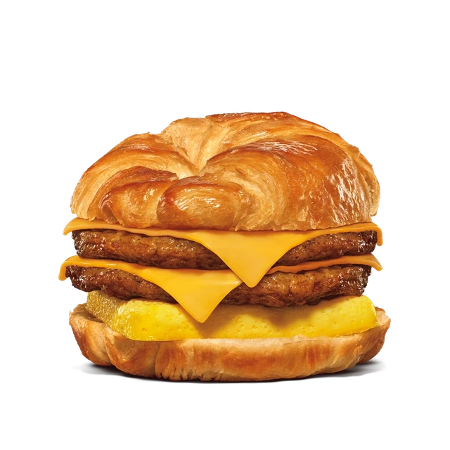 Double Sausage, Egg, & Cheese Croissan'wich