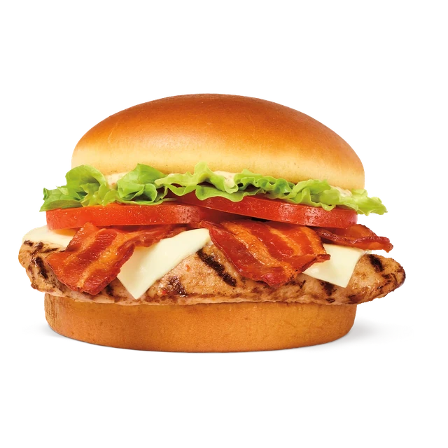 Bacon and Swiss Flame-Grilled Chicken Sandwich