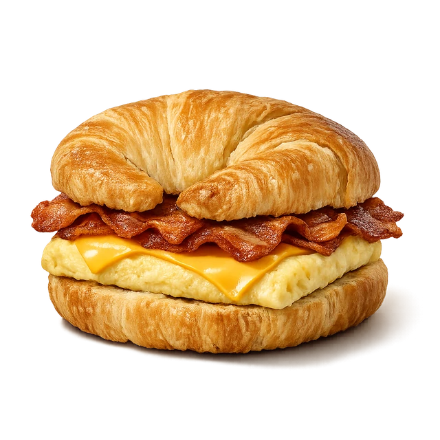 Bacon, Egg, & Cheese Croissan'wich