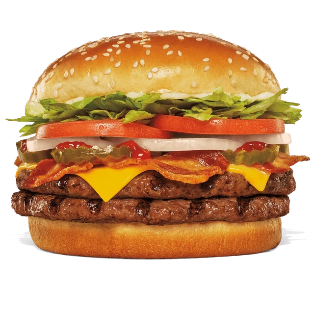 Double Whopper with Bacon & Cheese