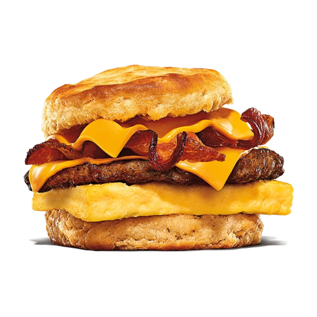 Bacon, Sausage, Egg, & Cheese Biscuit