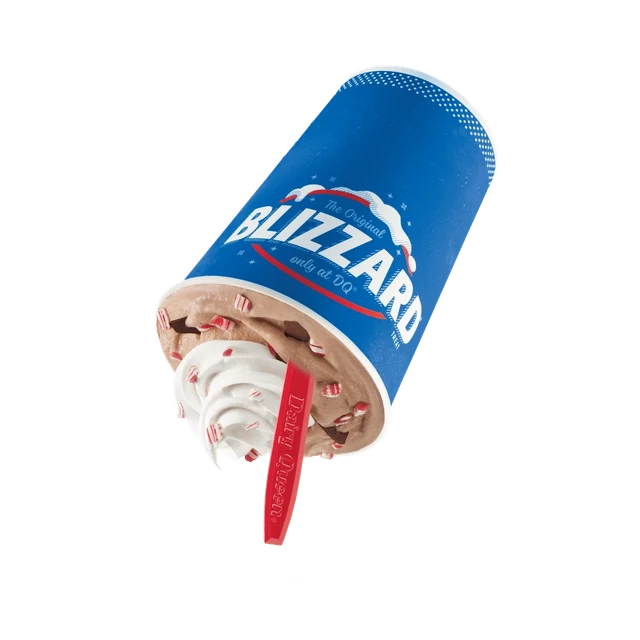 Peppermint Hot Cocoa Blizzard ® Treat - Medium