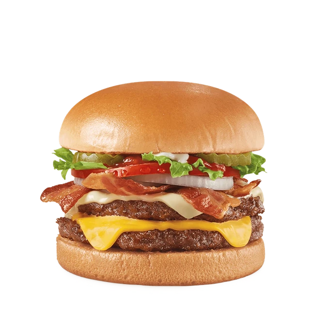 Bacon Cheese Deluxe Signature Stackburgers TM - Double