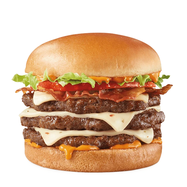 FlameThrower ® Signature Stackburgers TM - Triple