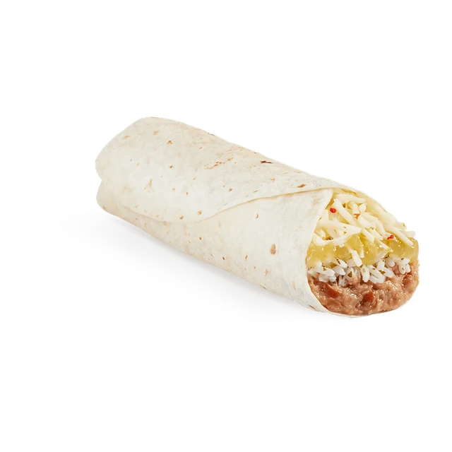 Jack'd Up Beans, Rice, & Cheese Burrito