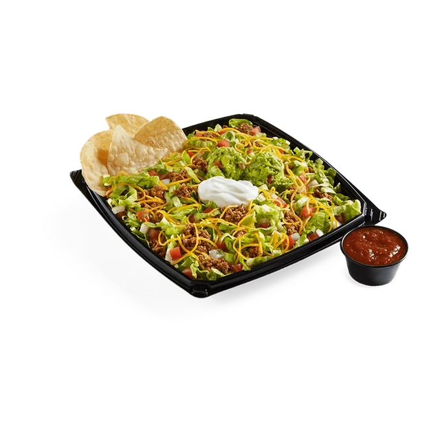 Seasoned Beef Taco Salad With Fresh Guac