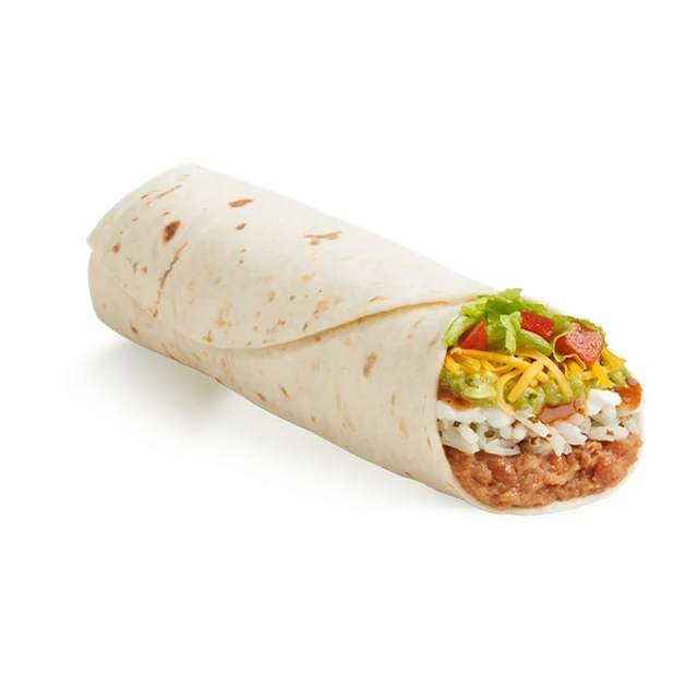 8 Layer Veggie Burrito