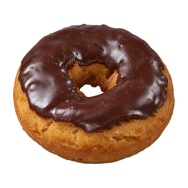Chocolate Frosted Cake Donut