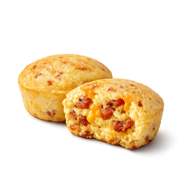 Bacon & Cheddar Omelet Bites
