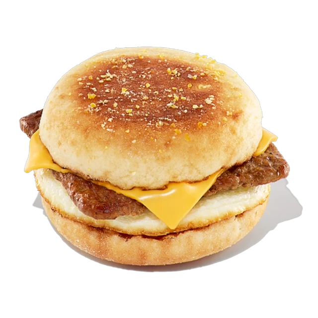 Turkey Sausage Sandwich on English Muffin