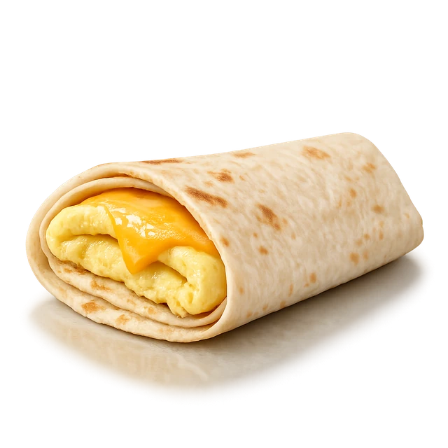 Egg and Cheese Wake-Up Wrap