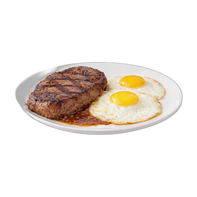 Sirloin Steak & Eggs