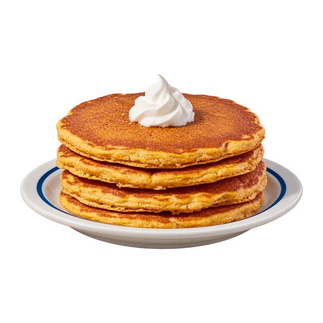 (4) Pumpkin Spice Pancakes