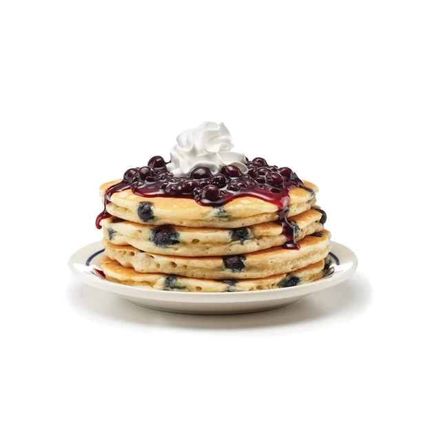 (4) Double Blueberry Pancakes