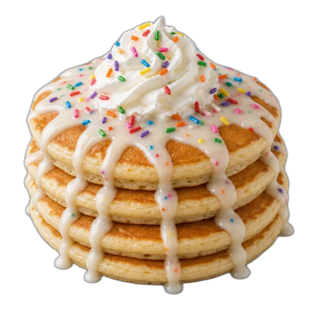 (4) Cupcake Pancakes