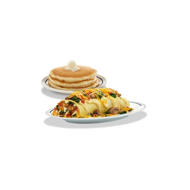 Spinach & Mushroom Omelette
