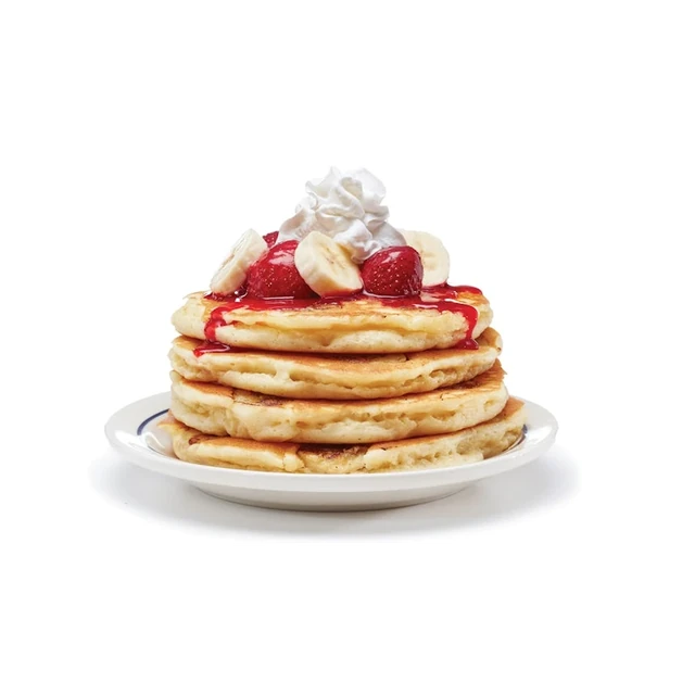 (4) Strawberry Banana Pancakes