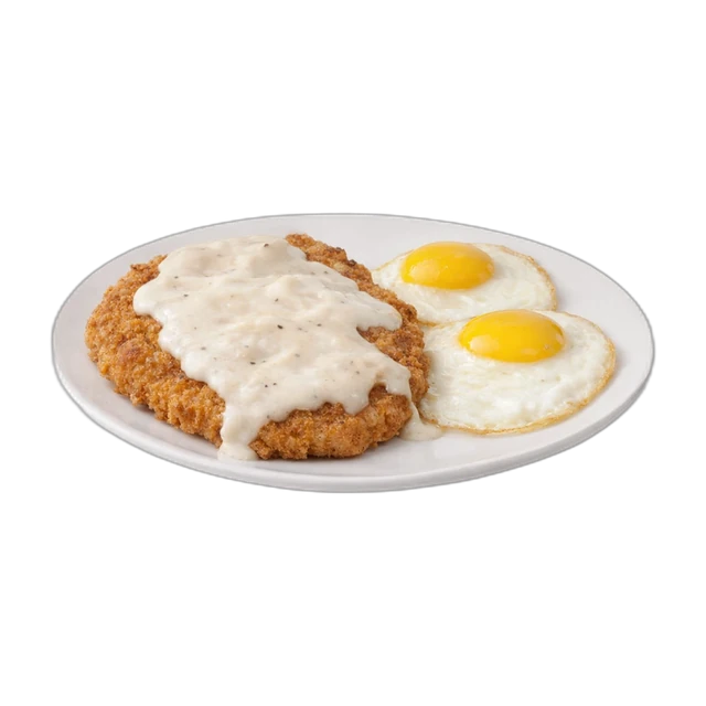 Country Fried Steak & Eggs