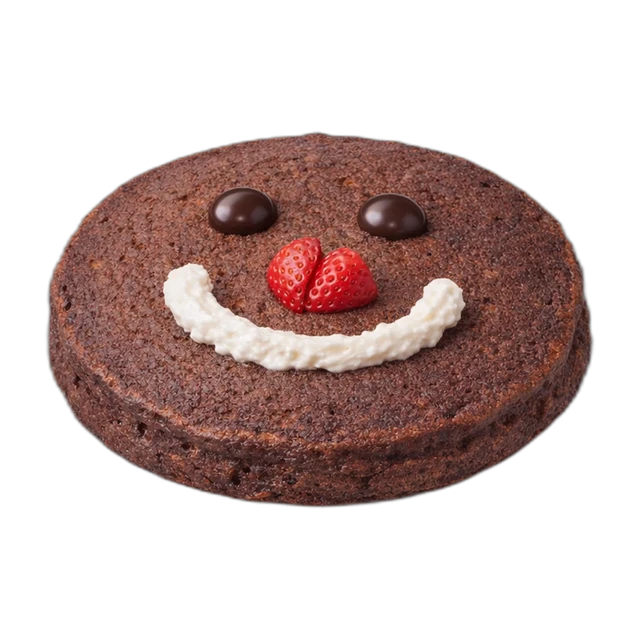 Happy Face Pancake with Chocolate Pancake