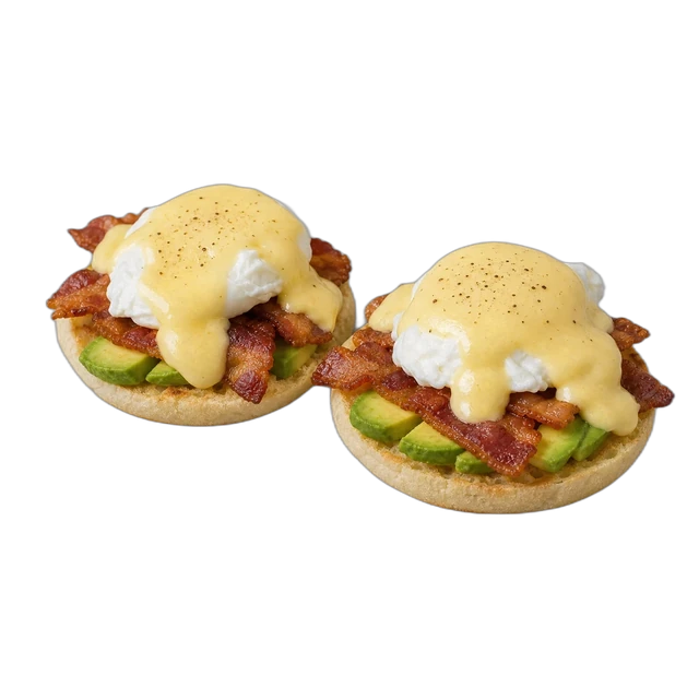 Bacon Avocado Benedict