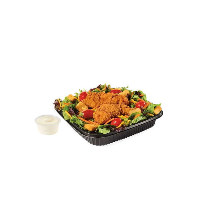 Garden Salad w/ Crispy Chicken