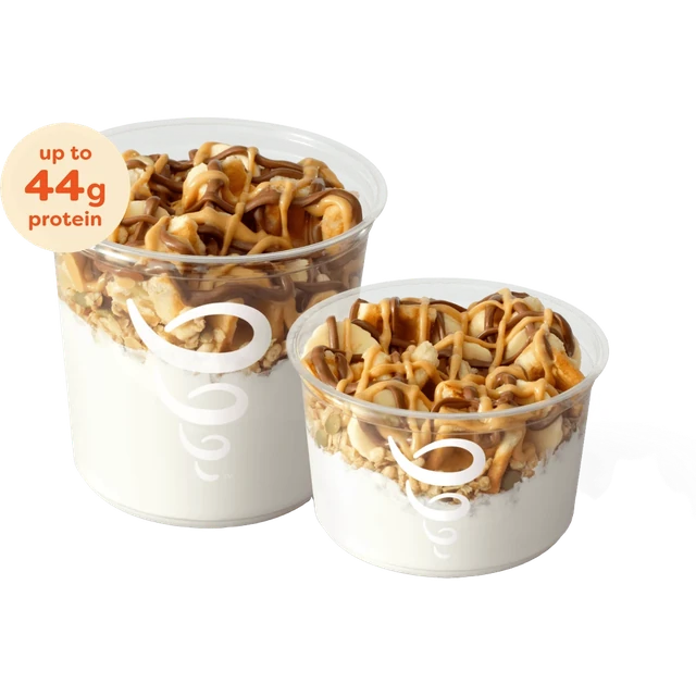 Greek Yogurt Peanut Butter Banana + Nutella® Waffle Bowl (Regular)