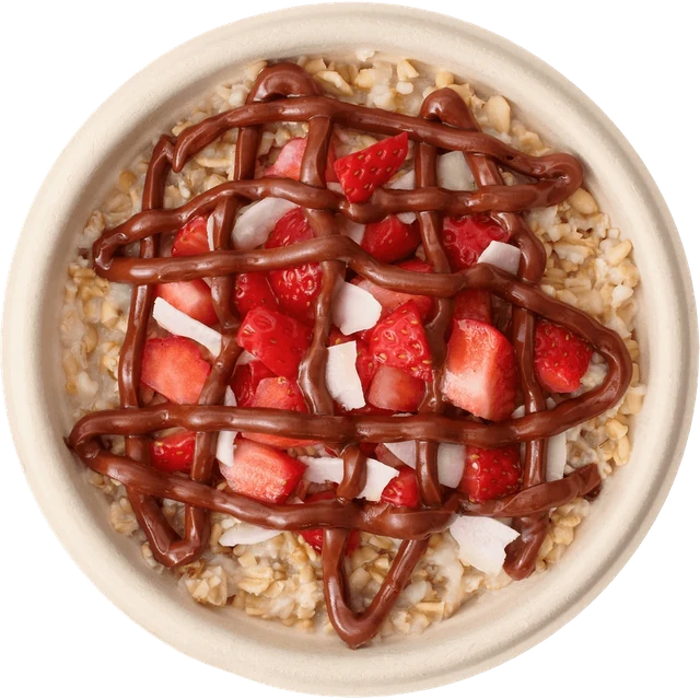 Strawberry + Nutella® & Coconut Oatmeal