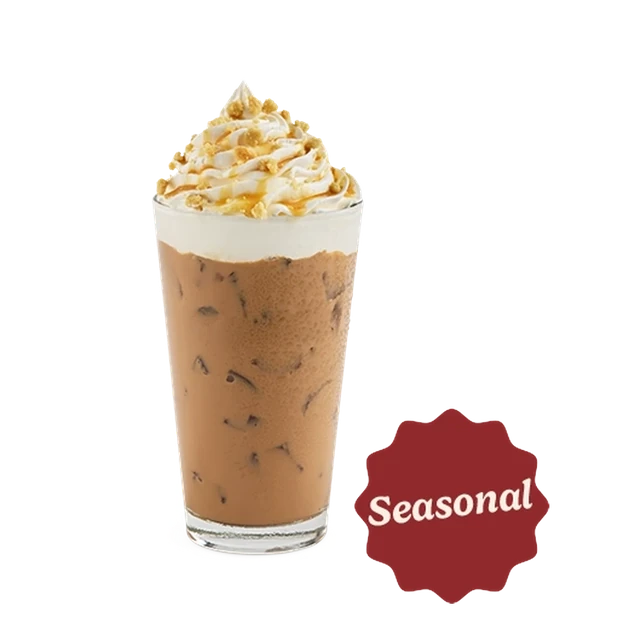 Iced Apple Crisp Latte | Fall Coffee