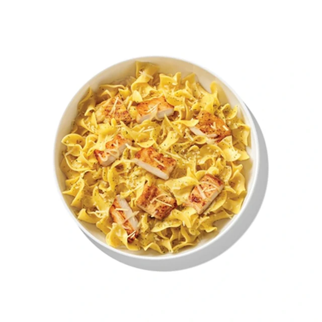 Buttery Parmesan Noodles with Chicken