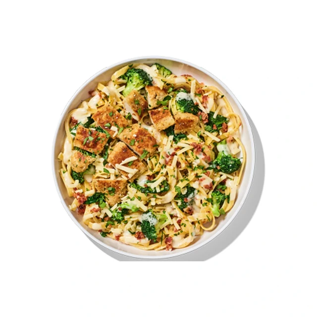 Crispy Chicken Bacon Alfredo
