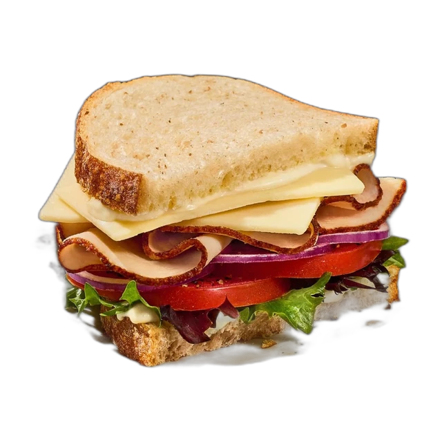 Half Turkey & Cheddar Sandwich