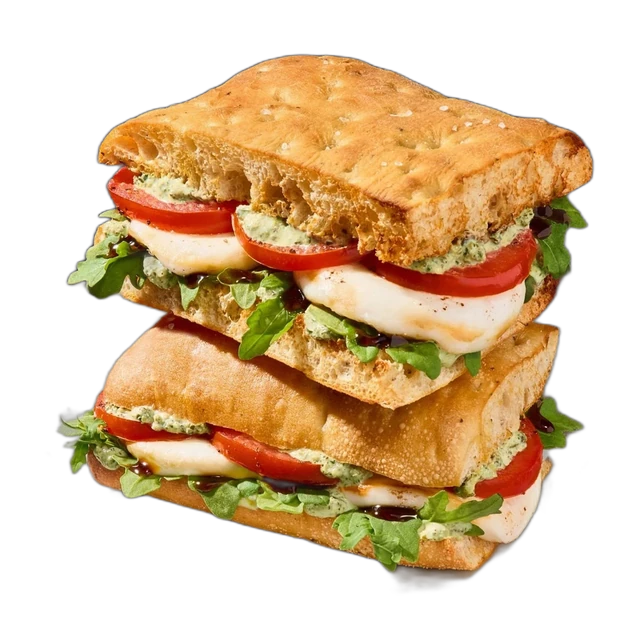 Toasted Caprese Focaccia (Whole)