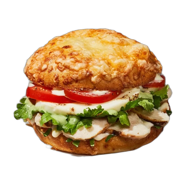 Chicken Roma Asiago Bagel Stack (Whole)
