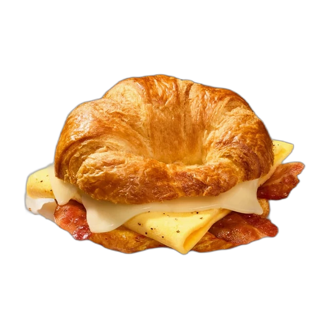 Croissant Bacon, Egg & Cheese Sandwich