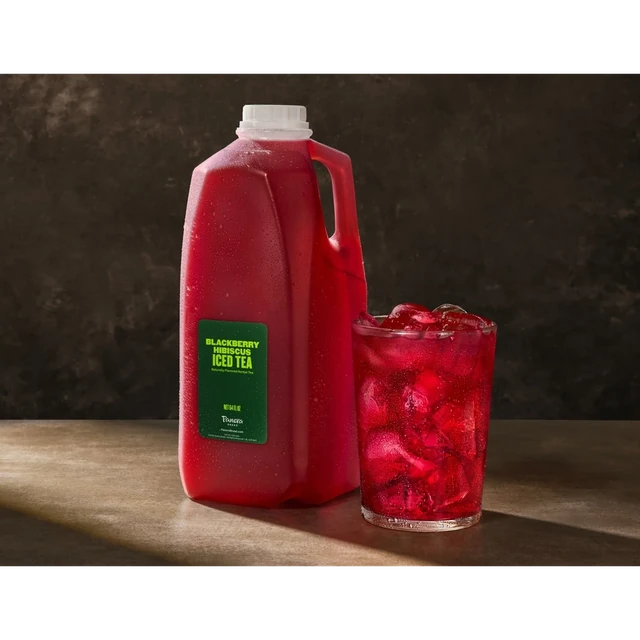 Blackberry Hibiscus Iced Tea - Naturally Flavored Herbal Tea - Half Gallon